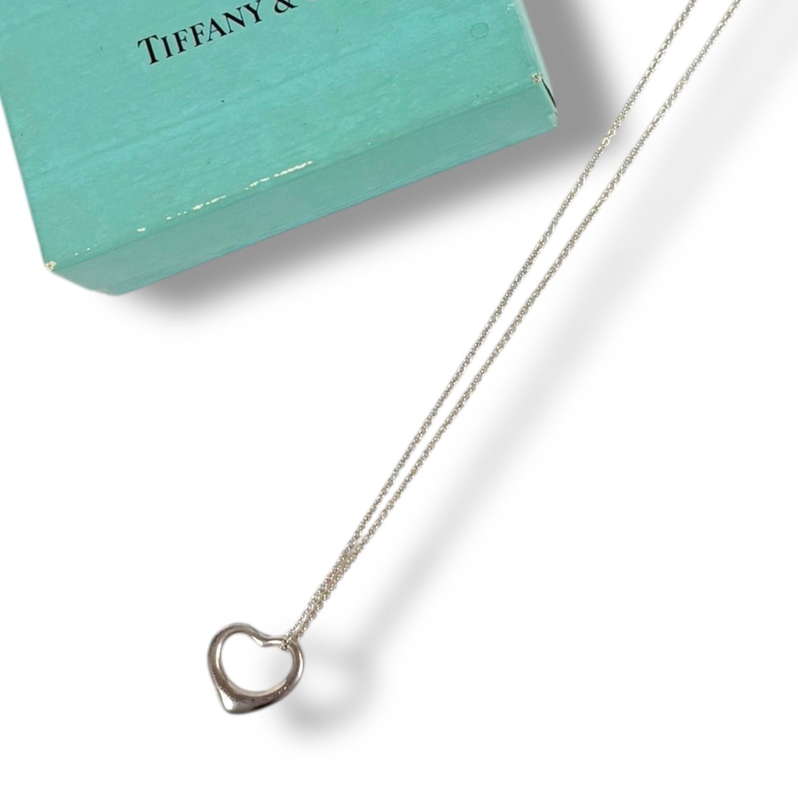 ティファニー Tiffany & Co. オープンハートネックレス ハートモチーフ 