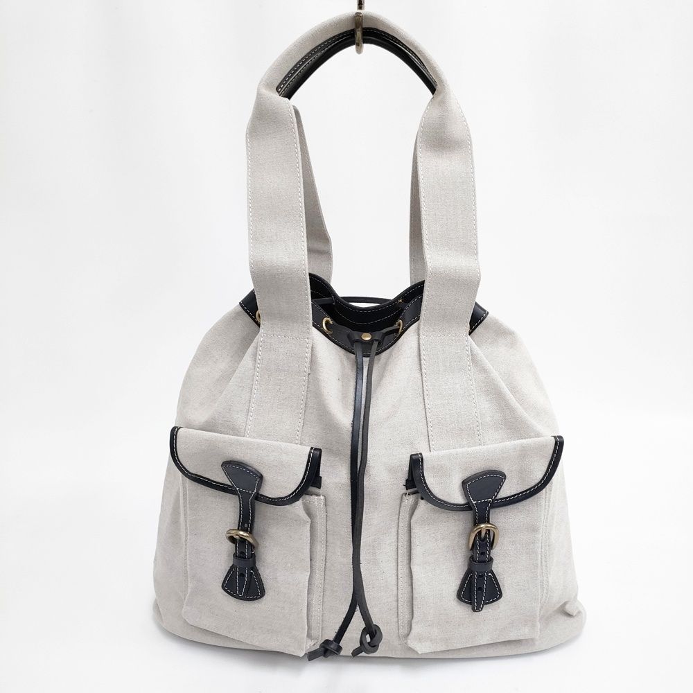 MARINE DAY 新品 HUNTER 定価29700円 巾着 トートバッグ グレージュ