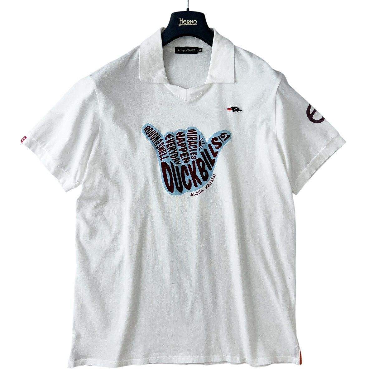 専用 ラフアンドスウェル スキッパーポロ rough & swell ラフアンド