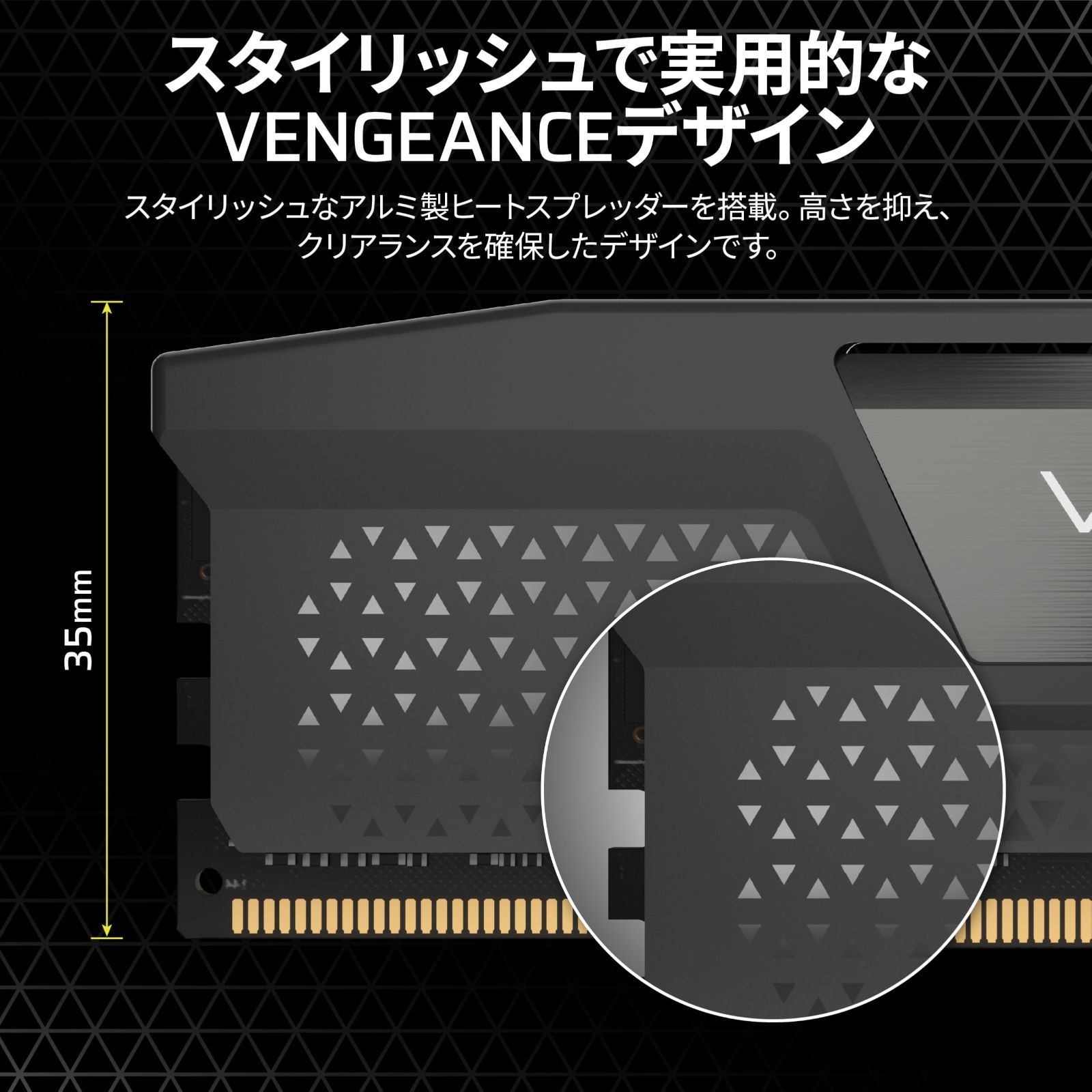 CORSAIR DDR5-6000MHz デスクトップPC用メモリ VENGEANCE DDR5シリーズ PC5-48000 AMD EXPO メモリキット 32GB ブラック フレー 16GB×2枚 CMK32GX5M2E6000Z36 CHRISTIANNAURATH_COM_BR