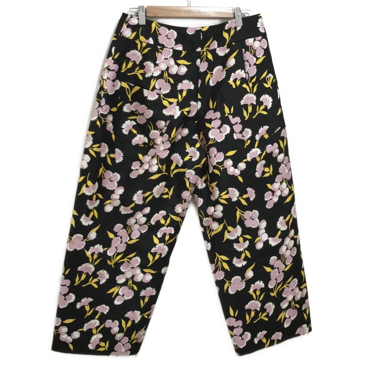 MARNI(マルニ) パンツ サイズ40 M レディース - 黒×ピンク