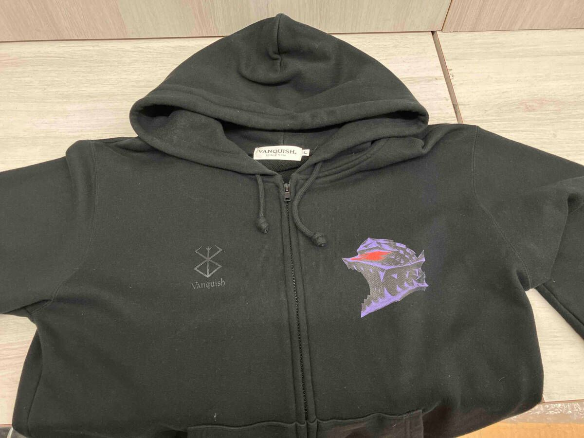 VANQUISH パーカー 大ベルセルク展 ”狂戦士の甲冑ガッツパーカー