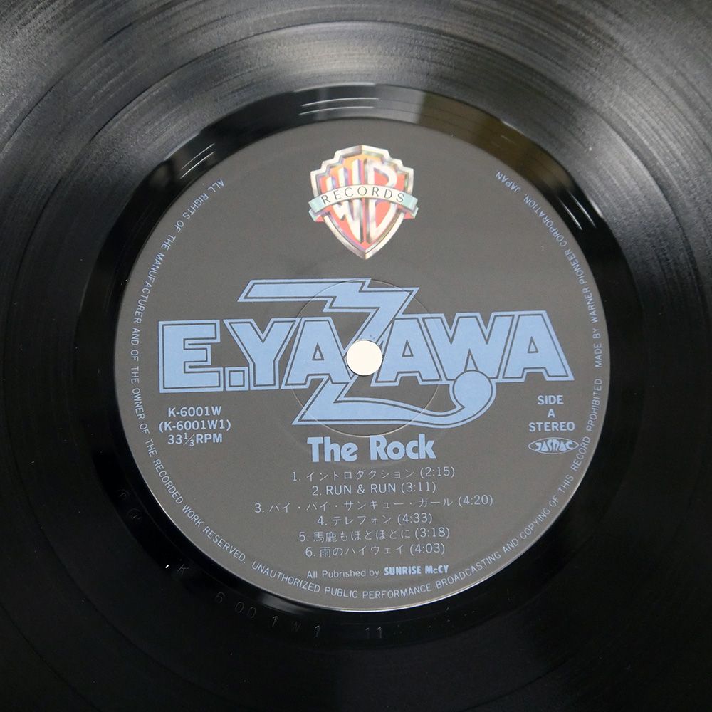 帯付き 国内盤 矢沢永吉/ロック/WARNER PIONEER K6001W LP