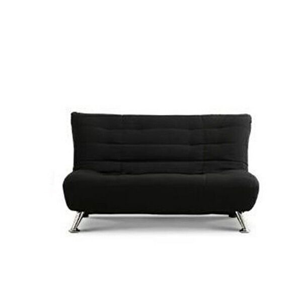 ソファー マフィン2P　 ブラック W100XD62XH56cm