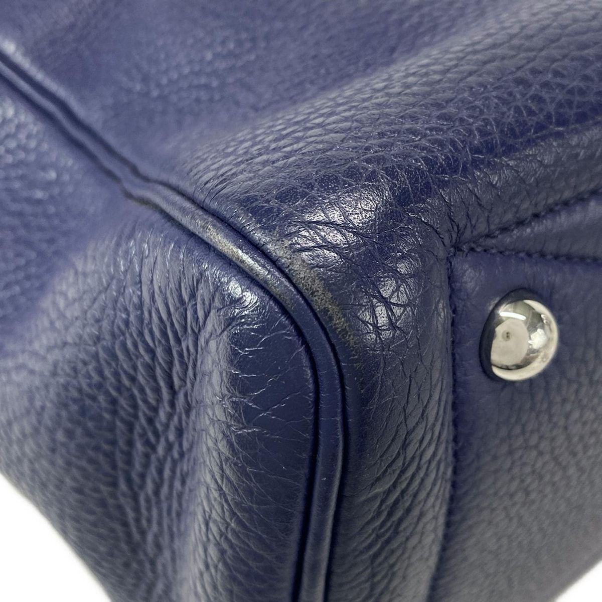 【付属品あり】HERMES ヴィクトリアII35セージ シルバー金具 ヴィクトリア35 トリヨン セージ シルバー金具 X刻印