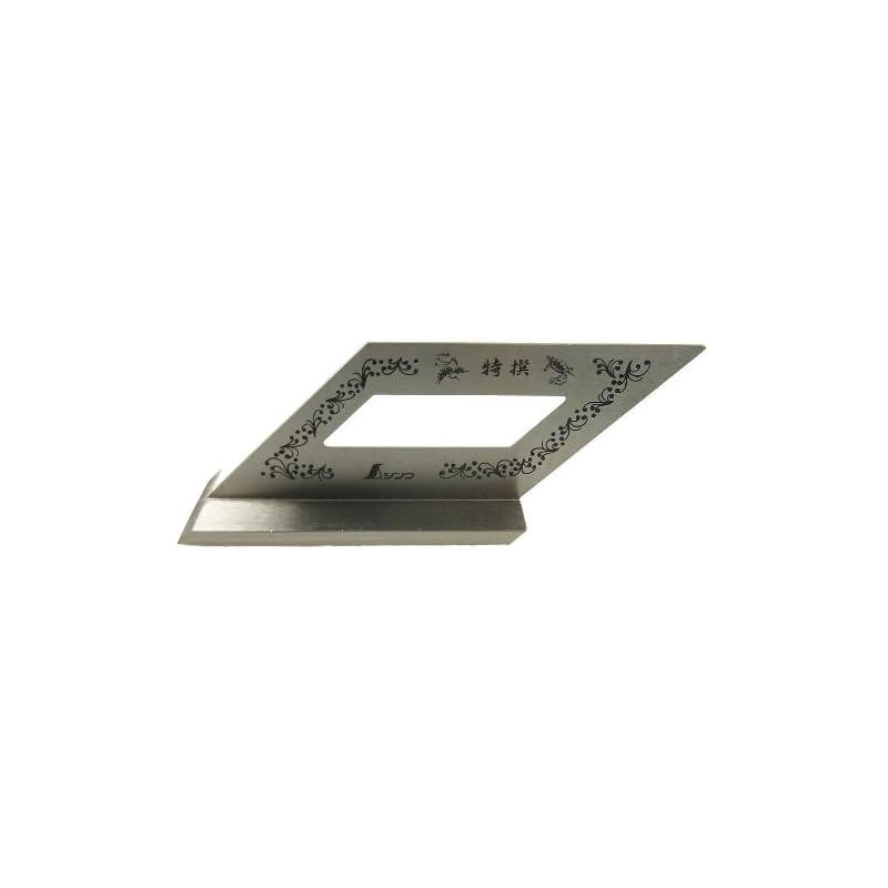 シンワ測定(Shinwa Sokutei) 止型定規 広巾台付き 台巾40mm 1