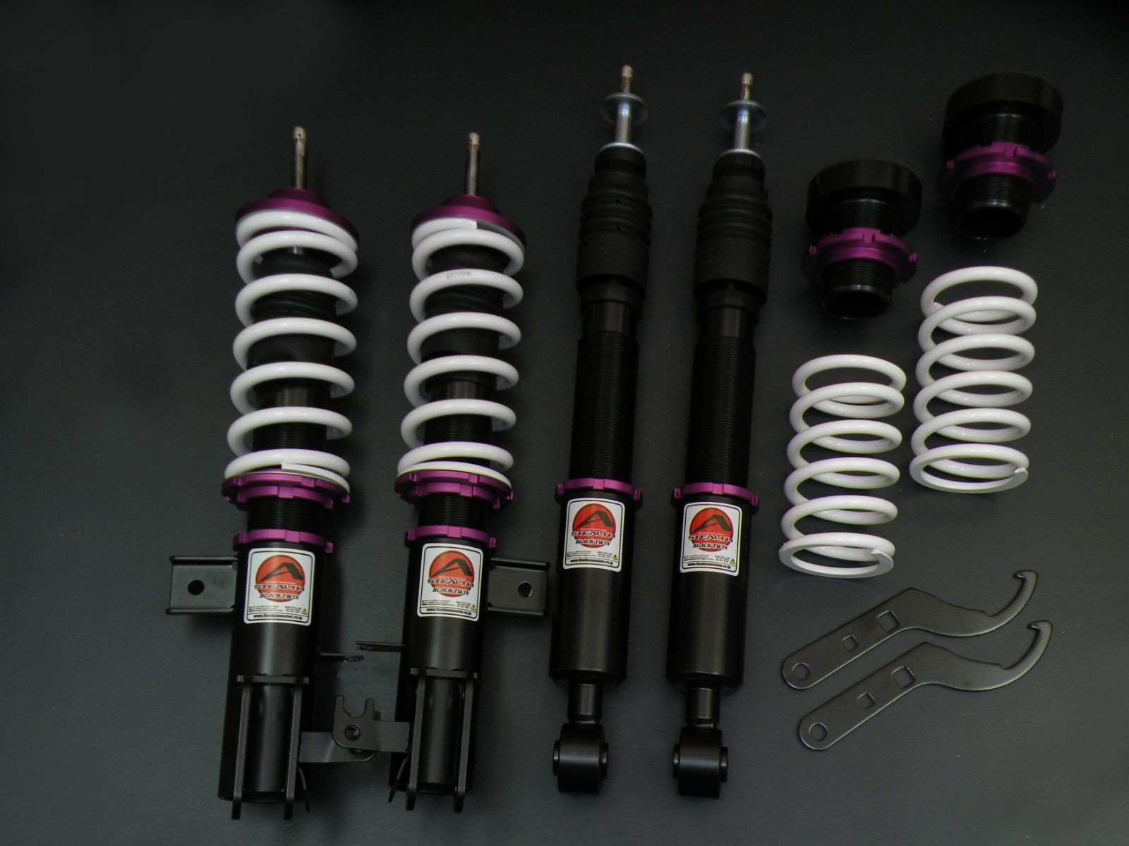 GE6/GE8 フィット 車高調/サスペンション ブラックツイン ファイナル