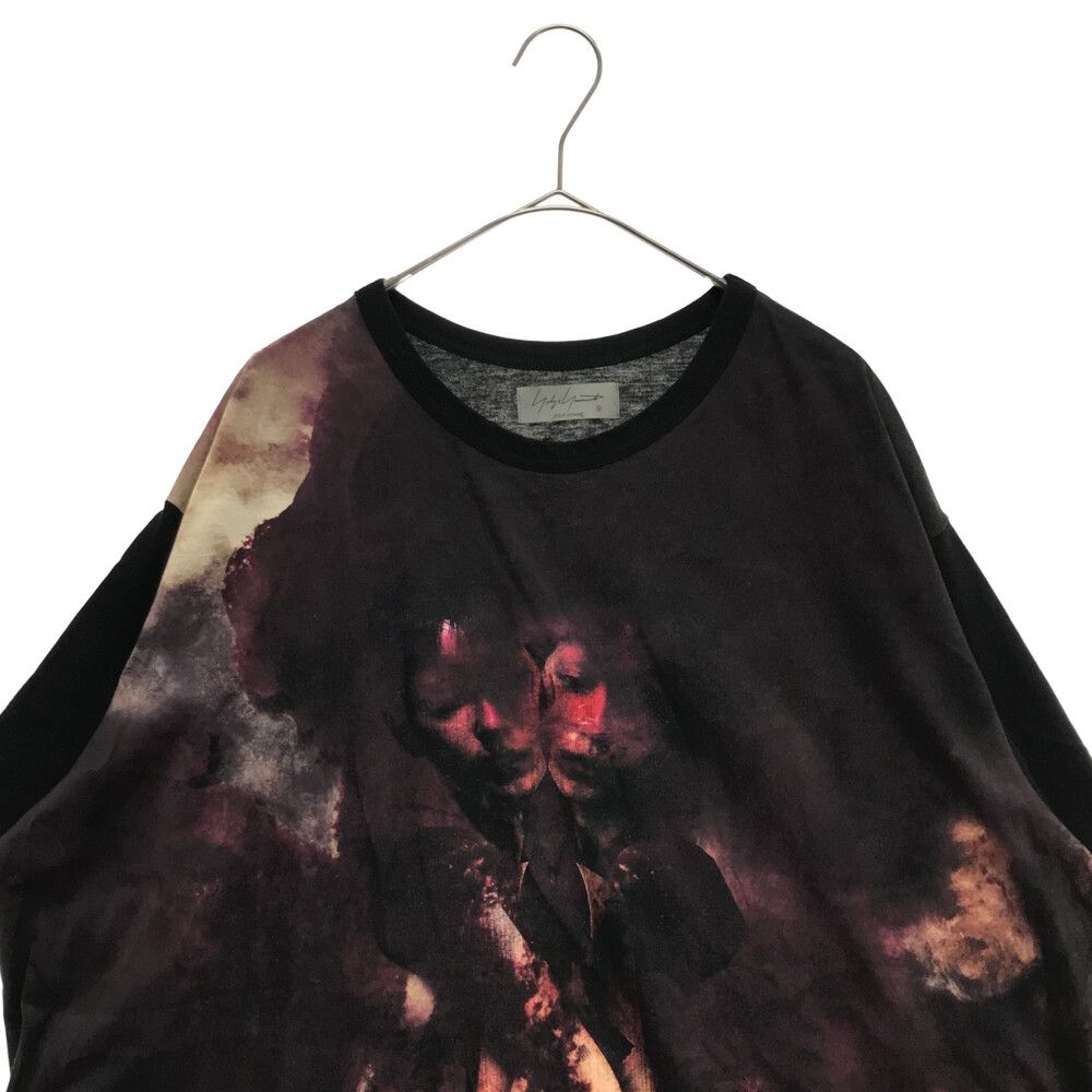 Yohji Yamamoto POUR HOMME (ヨウジヤマモト プールオム) 22AW 60/2 PS INKJET PRINT SHORT  SLEEVES インクジェット半袖Tシャツ HE-T73-083 - メルカリ