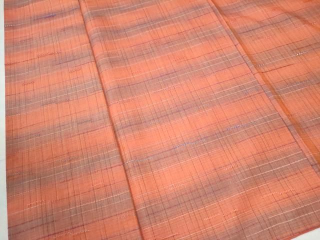 平和屋着物○上質な紬 花織 霞文 正絹 逸品 CAAU2714yc - メルカリ 