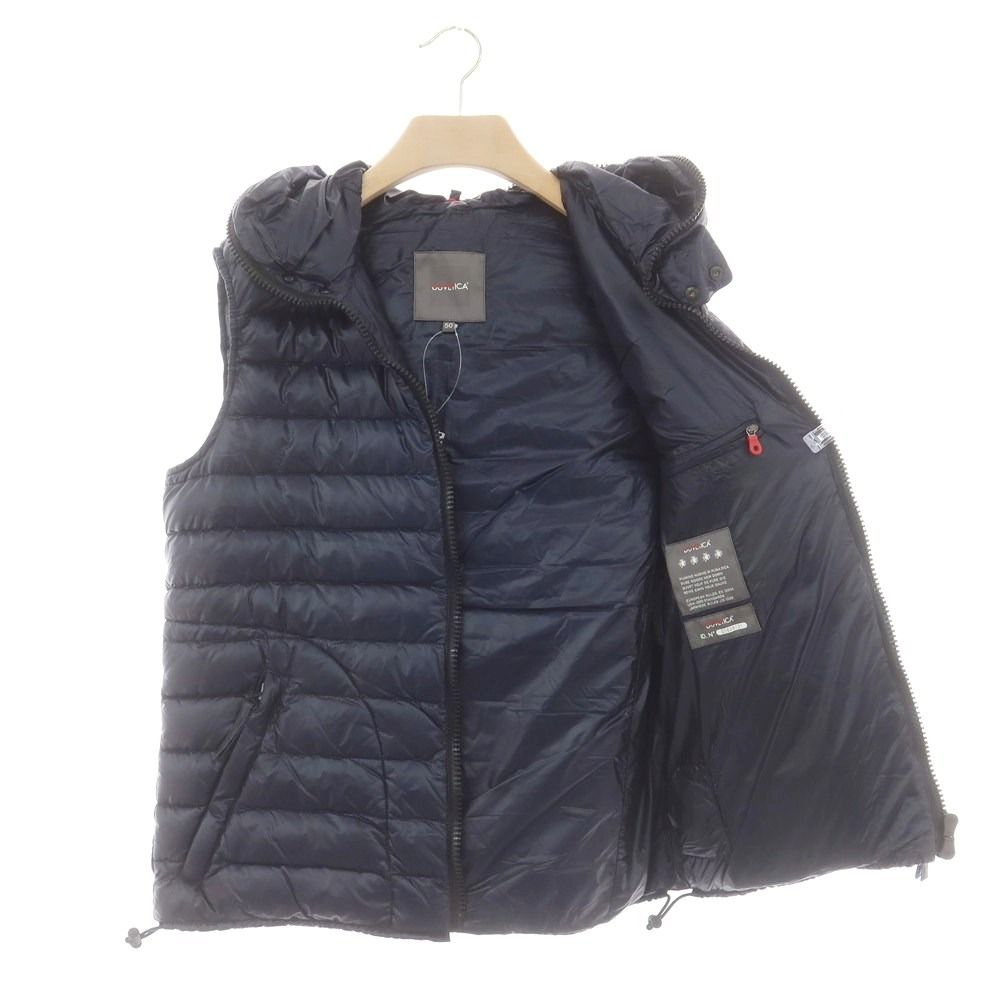 未使用】デュベティカ DUVETICA ナイロン ダウンベスト ネイビー