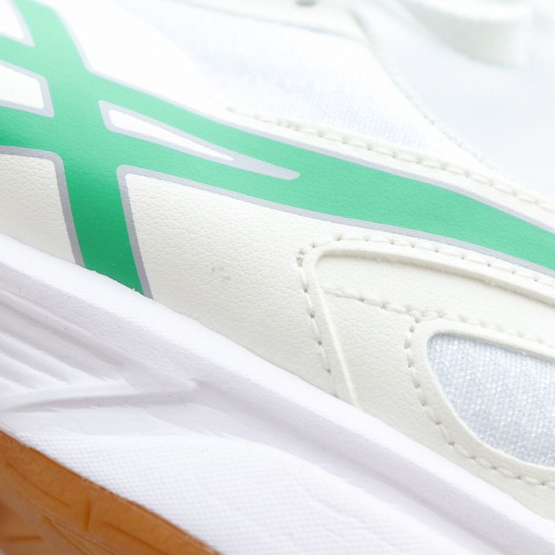 アシックス asics 体育館シューズ インドアシューズ スニーカー メッシュ US4 22 5cm 白 ホワイト 緑 グリーン TSY102 XK GY99 - メルカリ