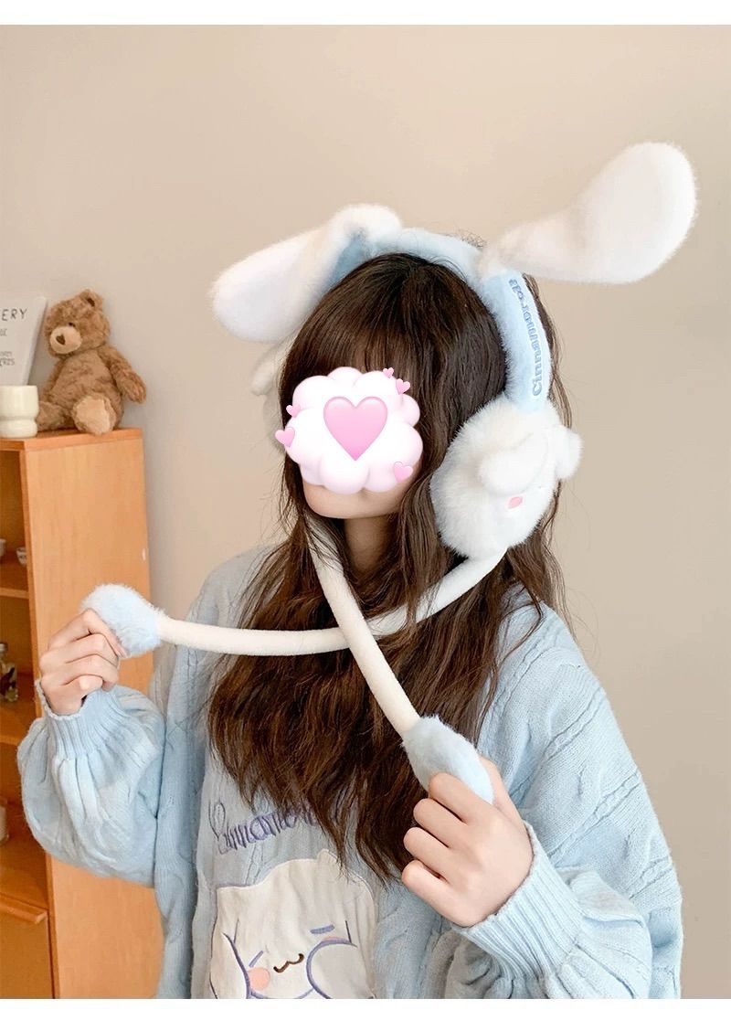 シナモロール つけかえ 耳付きイヤーマフ サンリオ 耳あて