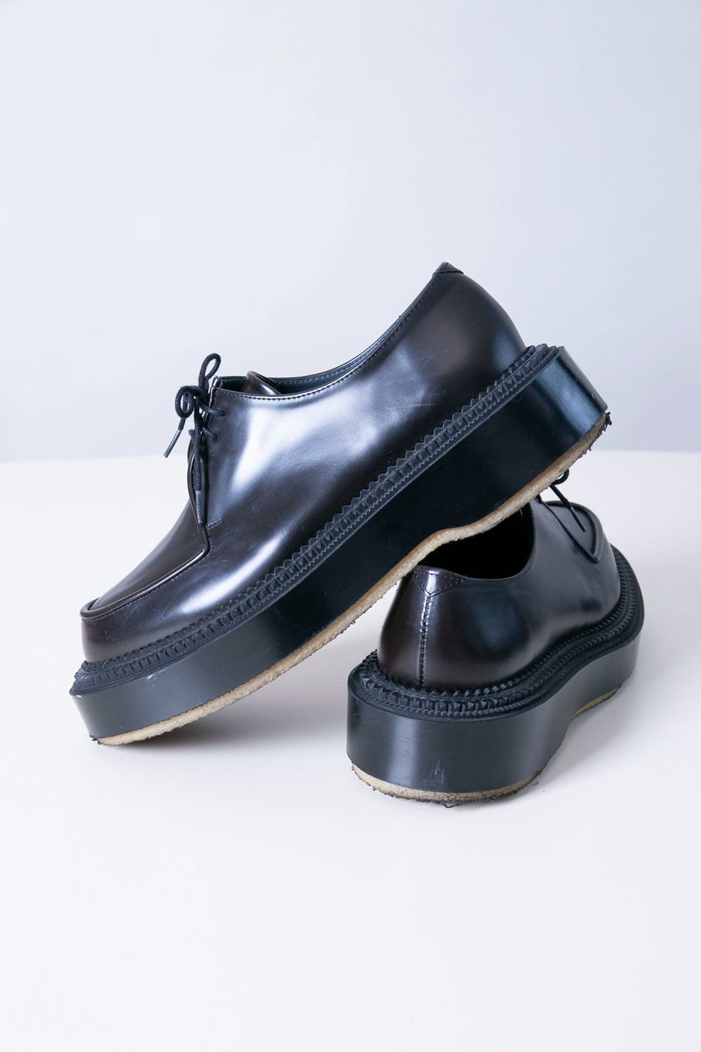 undercover ADIEU レザー　革靴 adieu × undercover レザーシューズ - メルカリ