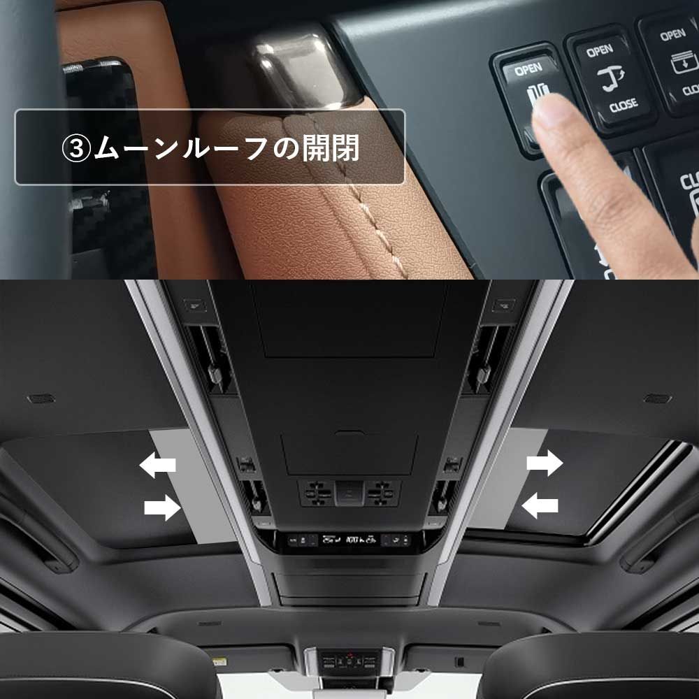 新商品 LED9色イルミ搭載 新型アルファード40系 新型ヴェルファイア40系 運転席増設スイッチ 5ボタン スライドドアスイッチ バックドアスイッチ 後付け BRIGHTFACE_UK