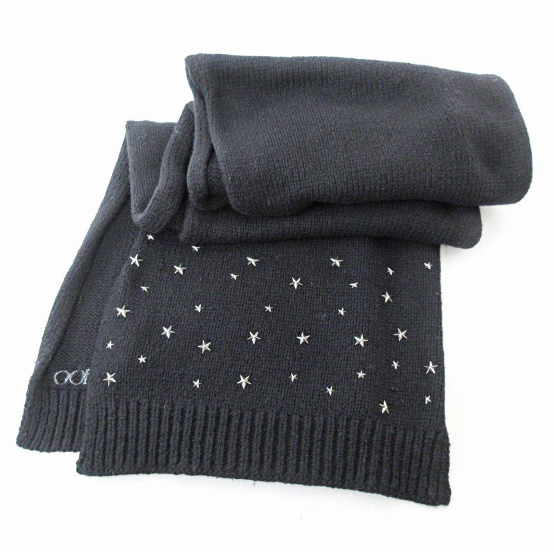 ジミーチュウ JIMMY CHOO 近年 星 スター スタッズ マフラー ストール