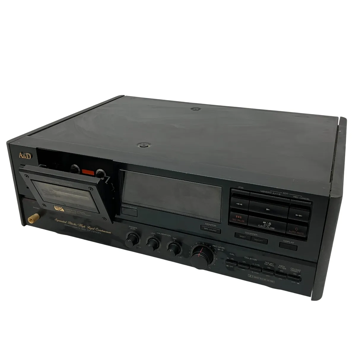 【外観完璧】A&D カセットデッキ　GX-Z9100 ジャンク扱い リモコンつき A&D GX-Z9100の紹介◇薄型stylishから厚型toughへ変化。 | スーパー