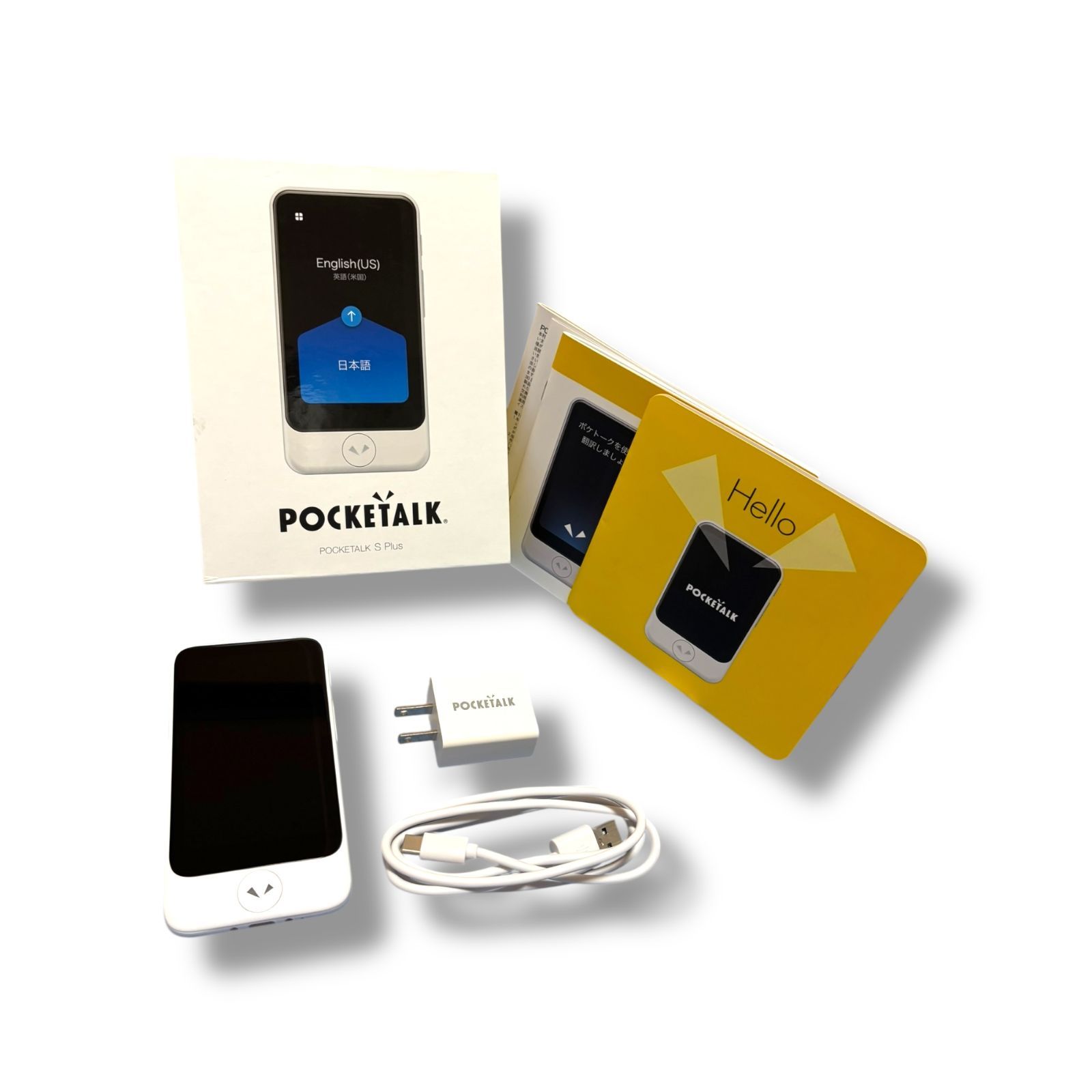 管理番号2572】POCKETALK （ポケトーク）S Plus PTSPGW - メルカリ