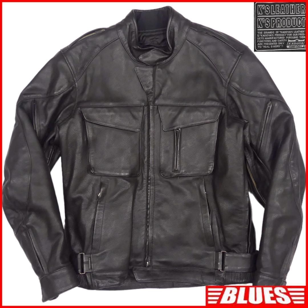 KADOYA カドヤ ライダース ジャケット 革 シングル L 黒 HH9656 - メルカリ