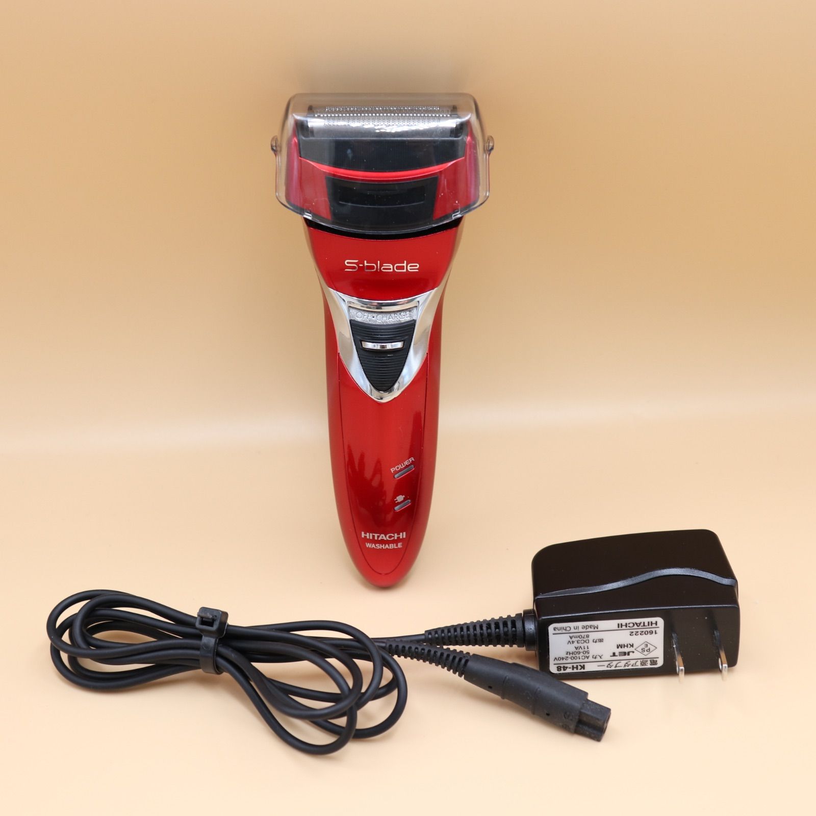 【未使用品】　HITACHI メンズ電気シェーバー メンズシェーバー[電気シェーバー]【4枚刃】（メタリックグレー