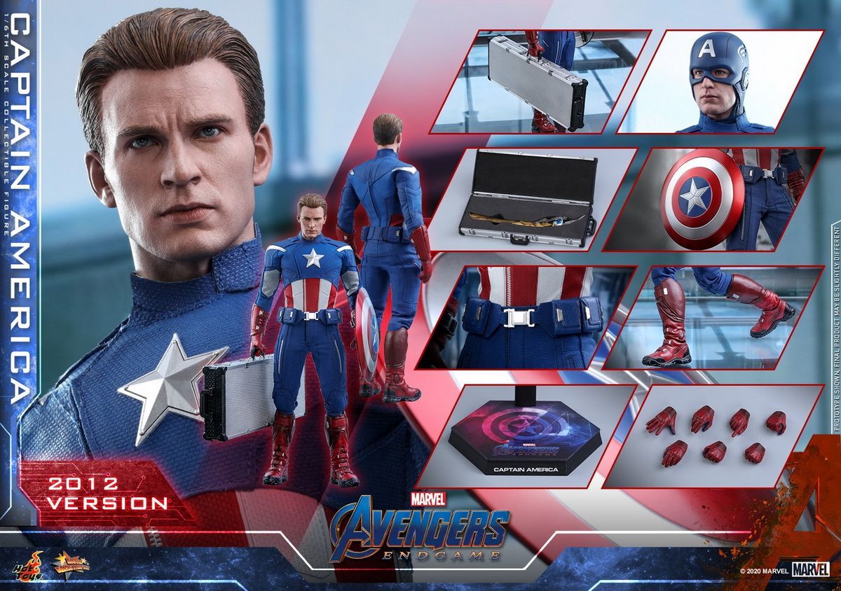 ホットトイズ『アベンジャーズ／エンドゲーム』 1/6 キャプテン