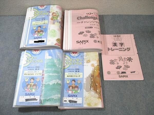 専用　美品　小学3年生国語　チャレンジサピックス　デイリーサピックス サピックス教材3年生と2年生の比較及び1年間を振り返り感じた
