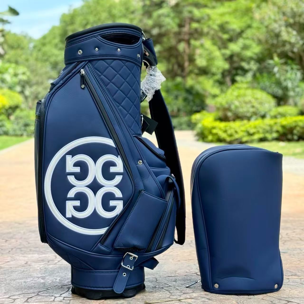 G/FORE ジーフォア ゴルフ キャディバッグ スタンド式 ブルー 大容量 G/FORE ジーフォア ゴルフ キャディバッグ スタンド式 ブルー ネイビー