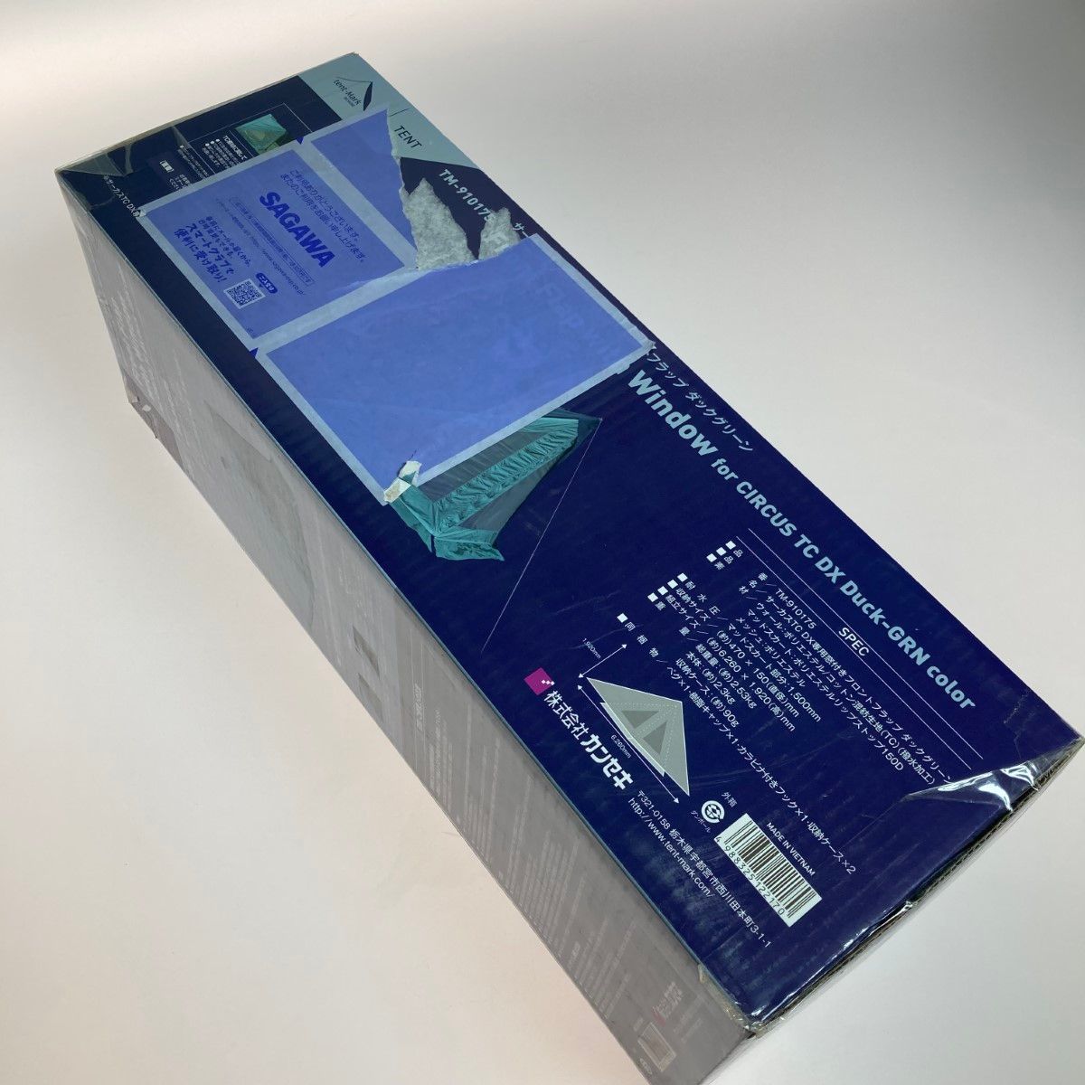 ◎◎tent-Mark サーカスTC DX専用 窓付フロントフラップ ダック