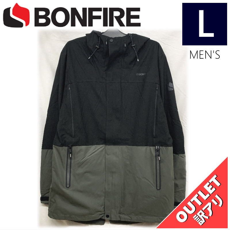 【値下げいたします】BONFIRE CONTROL STRETCH JKT OUTLET】 BONFIRE CONTROL STRETCH JKT カラー:BLACK Lサイズ