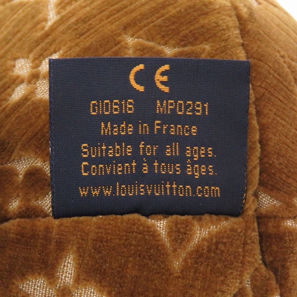 LOUIS VUITTON - 新品同様 ルイ ヴィトン モノグラム ドゥドゥ テディベア 2021年限定 GI0616 ベロア クマ ぬいぐるみ LV 0023 【中古】 LOUIS VUITTON 新品同様 ルイ ヴィトン モノグラム ドゥドゥ テディベア 2021年限定