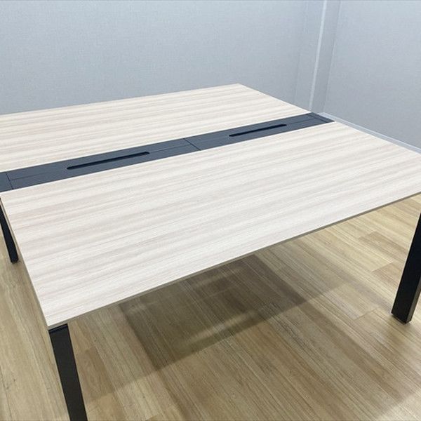 フリーアドレスデスク 2枚天板 フレイ両面タイプ 平机 作業台 イナバ ナチュラルウッド MARWIL-DEMENAGEMENTS_CH