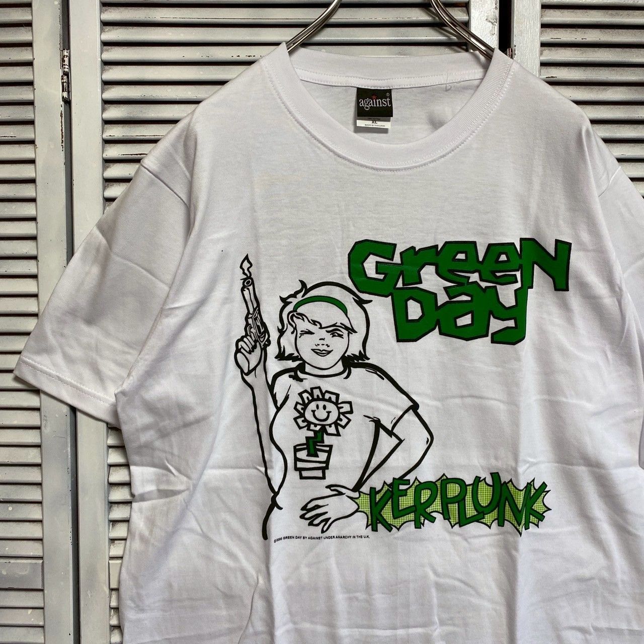 グリーンデイ GREEN DAY T 白 バンド ミュージック ロック ツアー