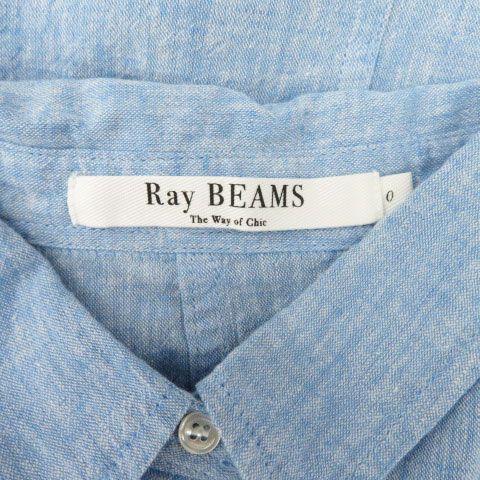 ⭐️Ray BEAMS⭐️レイ ビームス リネン100%七分袖 プルオーバーシャツ ⭐️Ray BEAMS⭐️レイ ビームス リネン100%七分袖 プルオーバー
