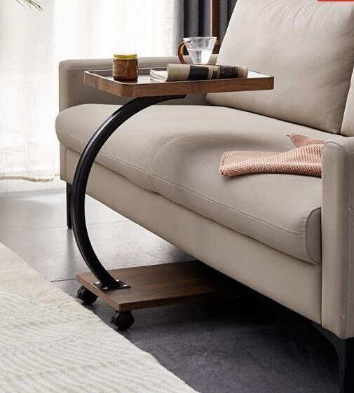 新入荷 オリジナル 長方形サイドテーブル別荘ナイトテーブルリビング北欧木製 コーヒーテーブル 贅沢