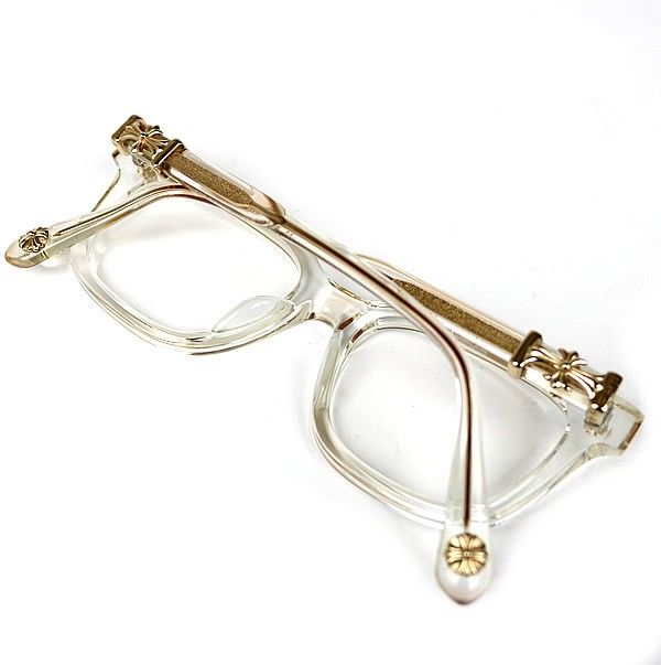 CHROME HEARTS クロムハーツ COX UCKER メガネ 眼鏡 サングラス アイウェア メンズ SV 925 クリア系 100893