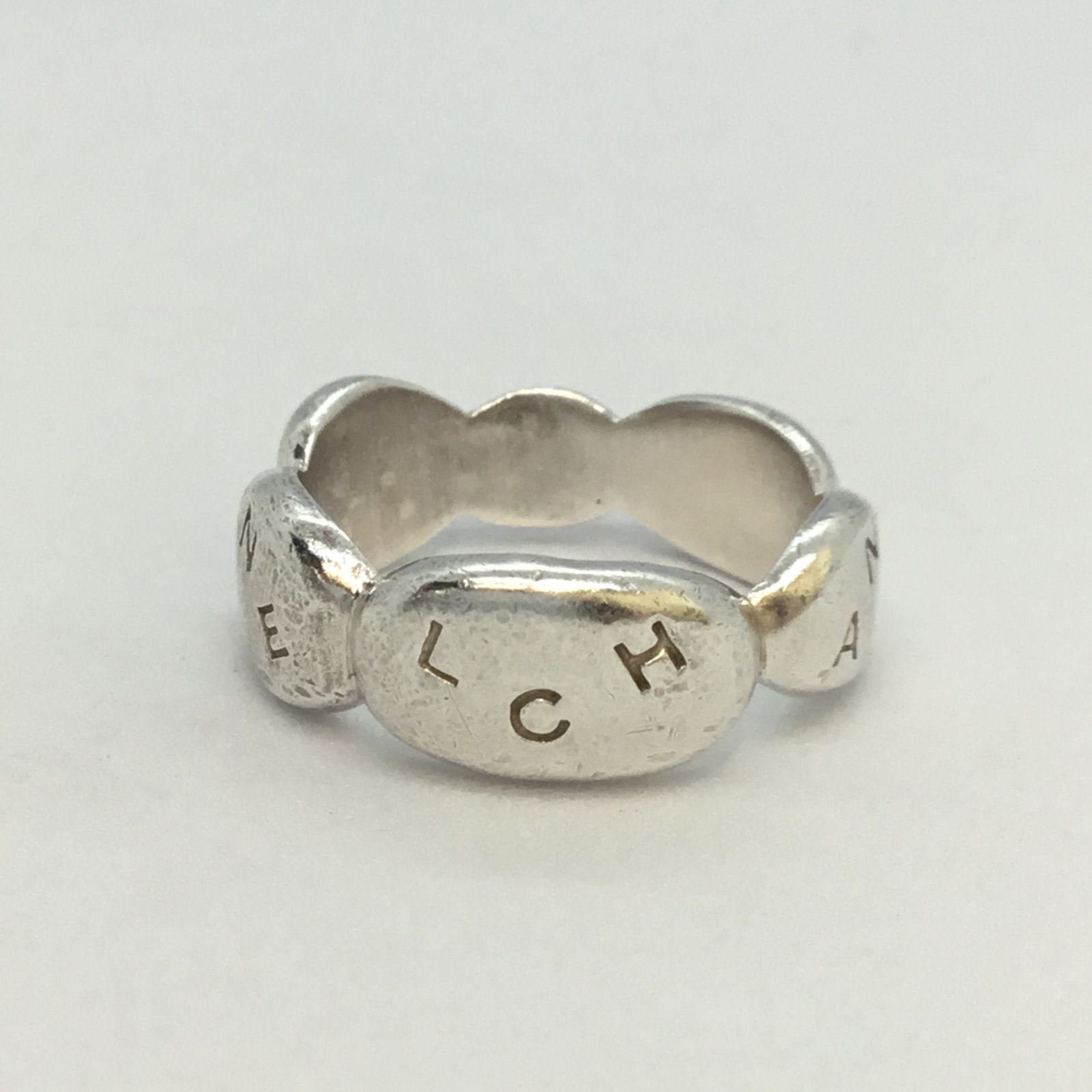 CHANEL シャネル カメリア ロゴ リング シルバー925 12号 CHANEL シャネル ／ カメリアロゴ リング ／ シャネルリング