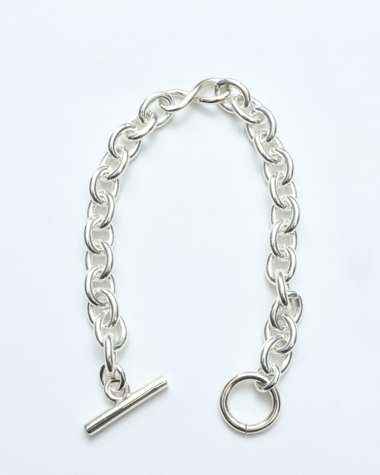 roundabout ラウンダバウト Silver Cross-Over Bracelet シルバー 