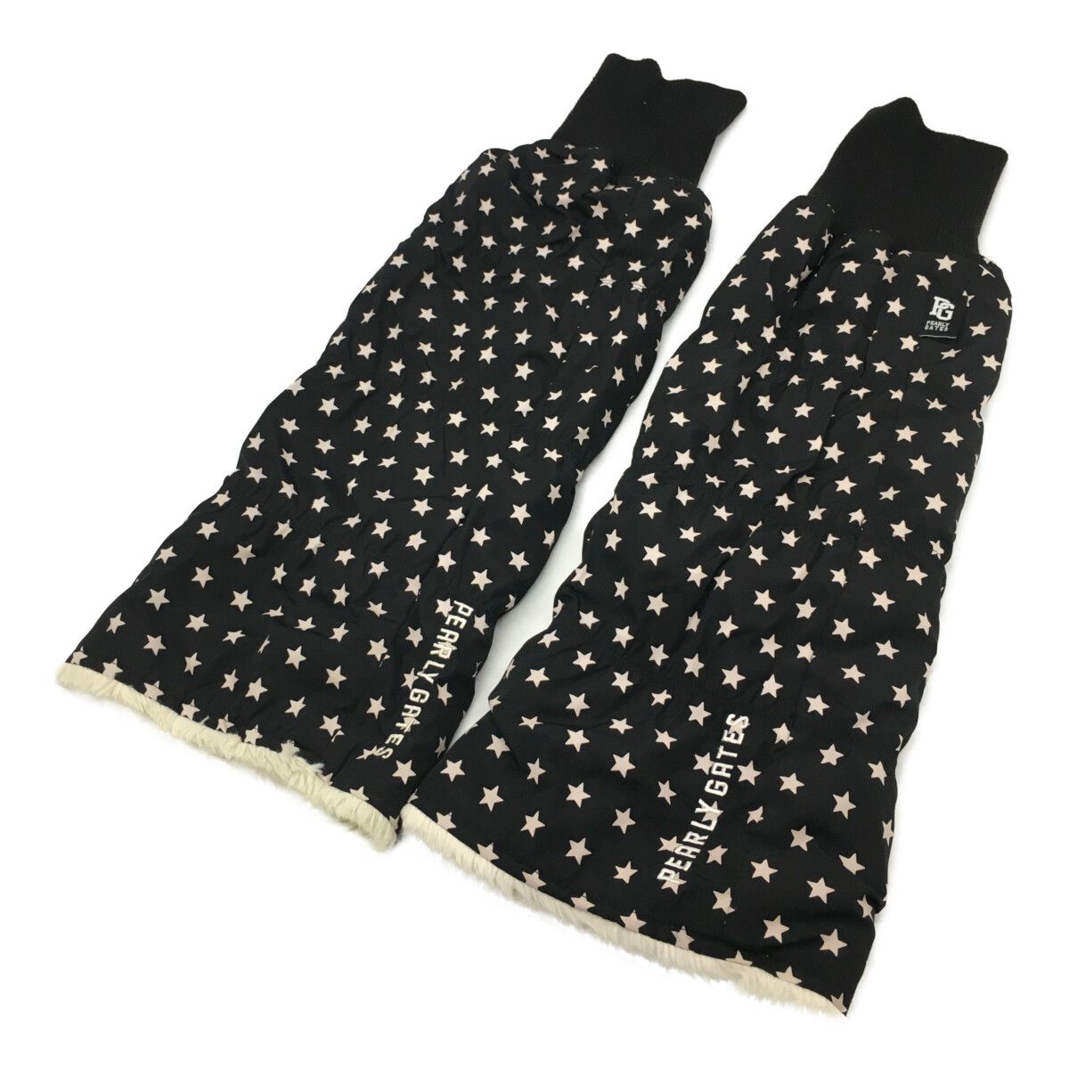 PEARLY GATES 星柄 レッグウォーマー PEARLY GATES 星柄 レッグウォーマー ふわふわ星柄レッグ