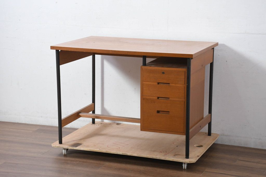 事前問合せ必須 天童木工 Tendo デスク 和製ビンテージ 名作 チーク材