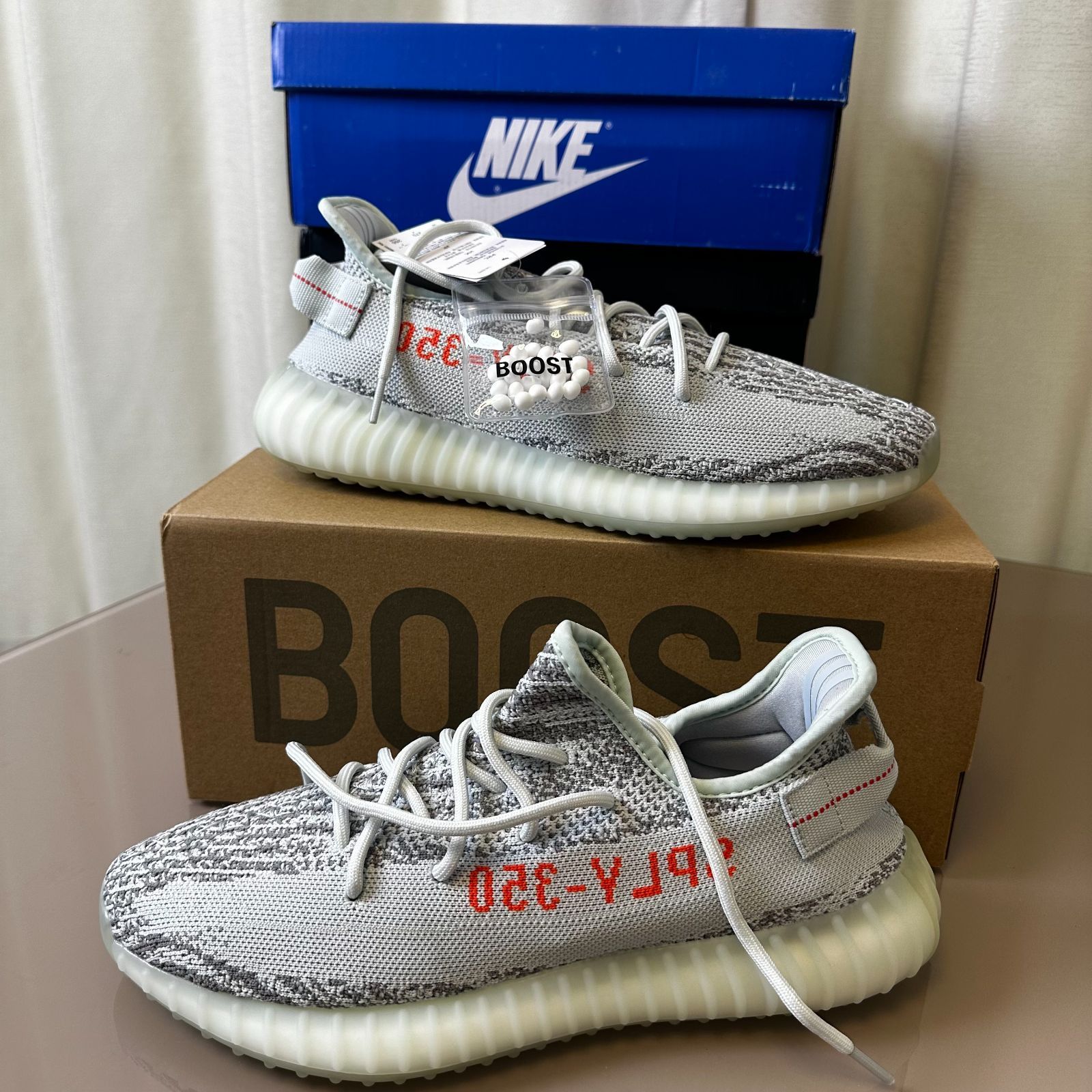 新品 アディダス イージー ブースト 350 V2 “ブルー ティント” adidas YEEZY Boost 350 V2 