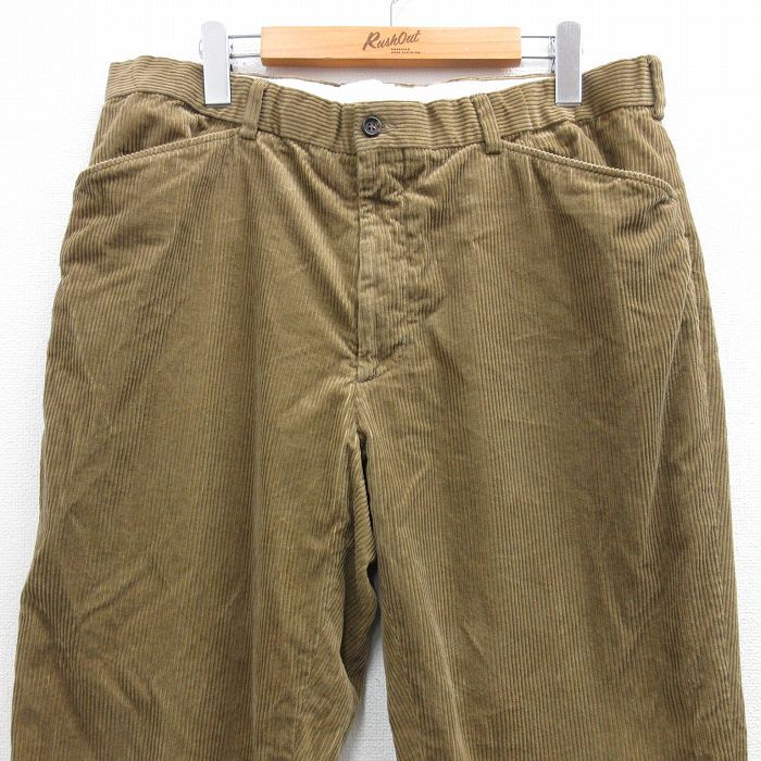 W 36 古着 ラルフローレン ブランド コーデュロイ パンツ メンズ 太畝 コットン 茶 ブラウン spe 25 oct 15 ボトムス ロング
