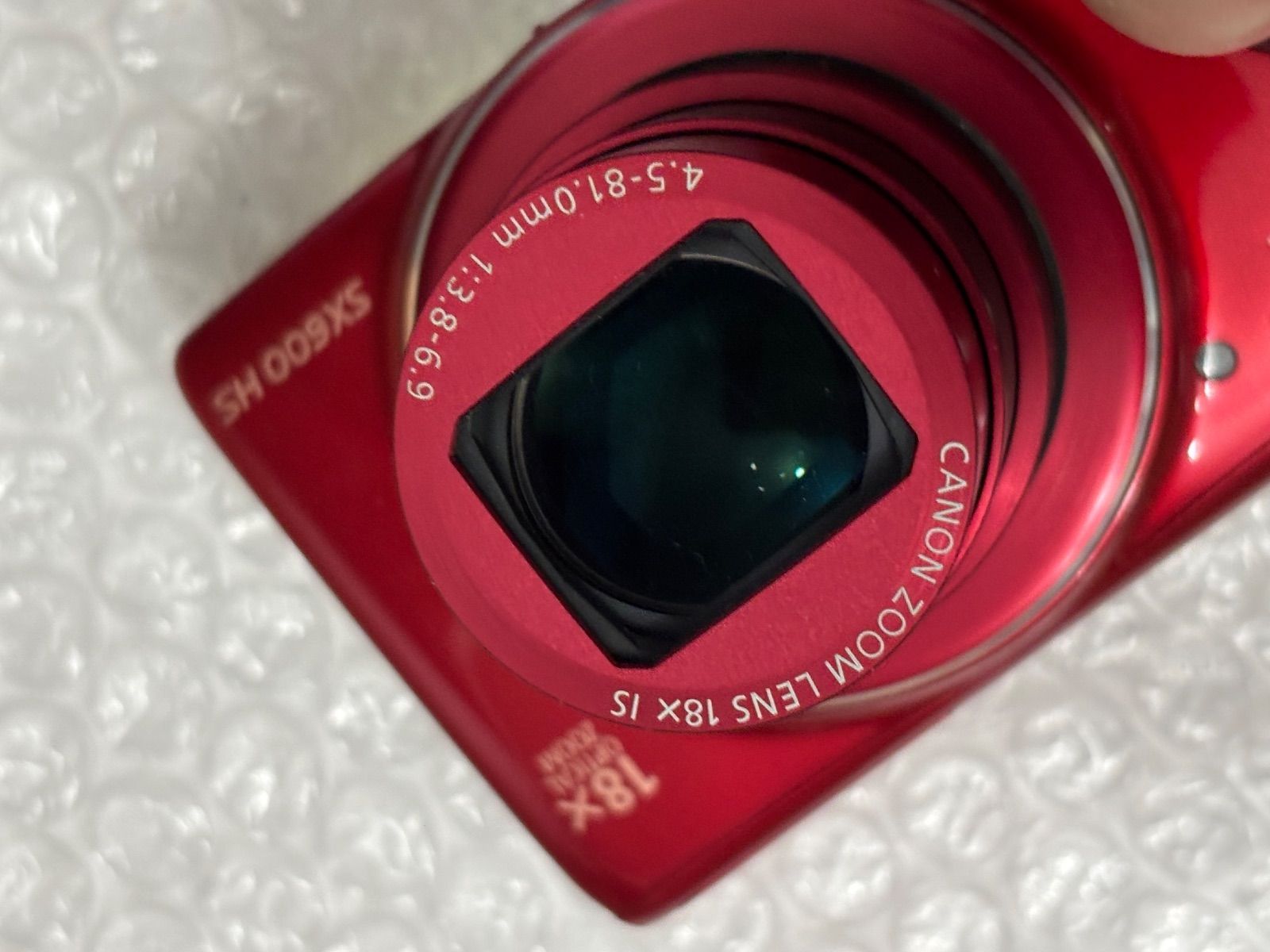 Canon SX600 HS レッド 18倍光学ズーム Canon SX600 HS レッド 18倍光学ズーム - メルカリ