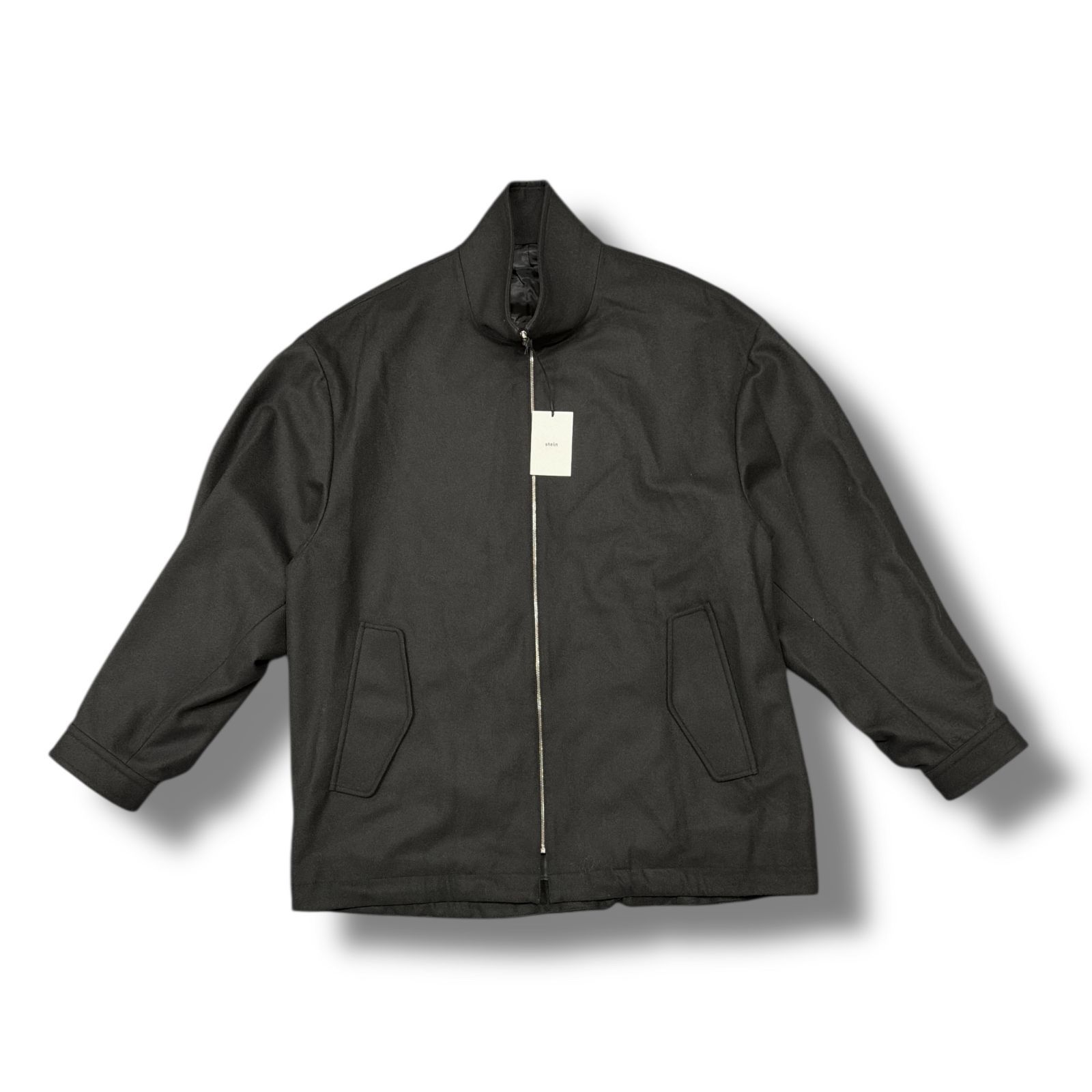 参考上代83600円 未使用品 stein MELTON ZIP HALF COAT メルトンジップ 