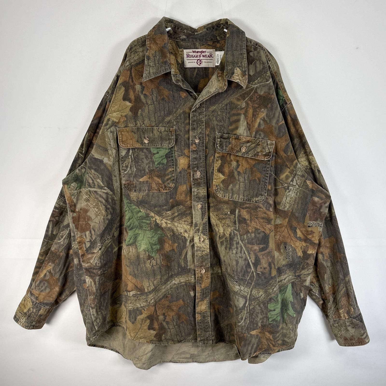 Wrangler ラングラー　オーバーオール　リアルツリー　カモ　ビッグサイズ d7c3ee9de3e1ca27981c106cab18f4