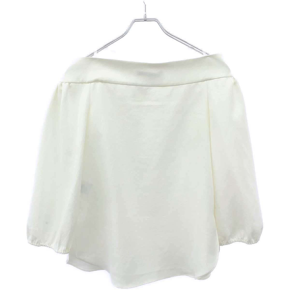 Tibi ティビ オフショルダーブラウス 430-6110653 ホワイト 0 - メルカリ