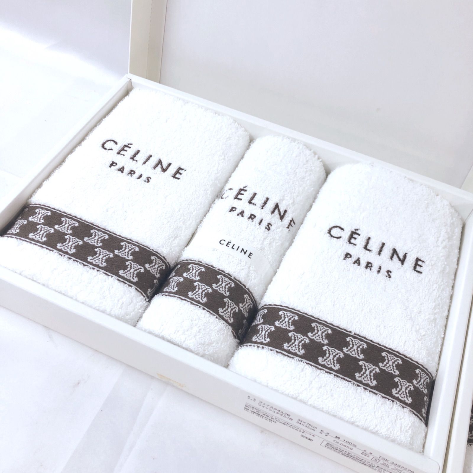 CELINE/セリーヌ タオルセット 2箱 - メルカリ CELINE/セリーヌ タオルセット 2箱 - メルカリ