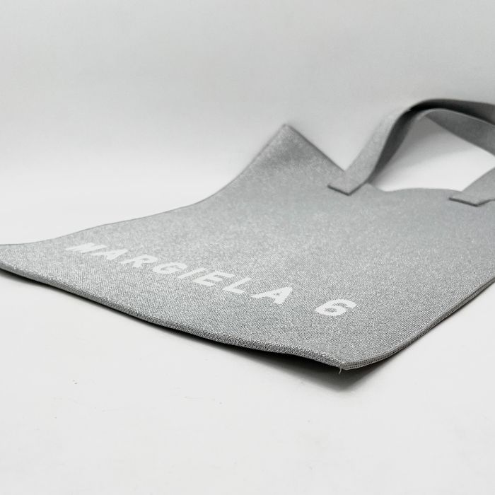 Maison Margiela メゾン マルジェラ MM6 ロゴ キャンバス トート ハンド バッグ eH0998A NEXPOTALLINN_EU