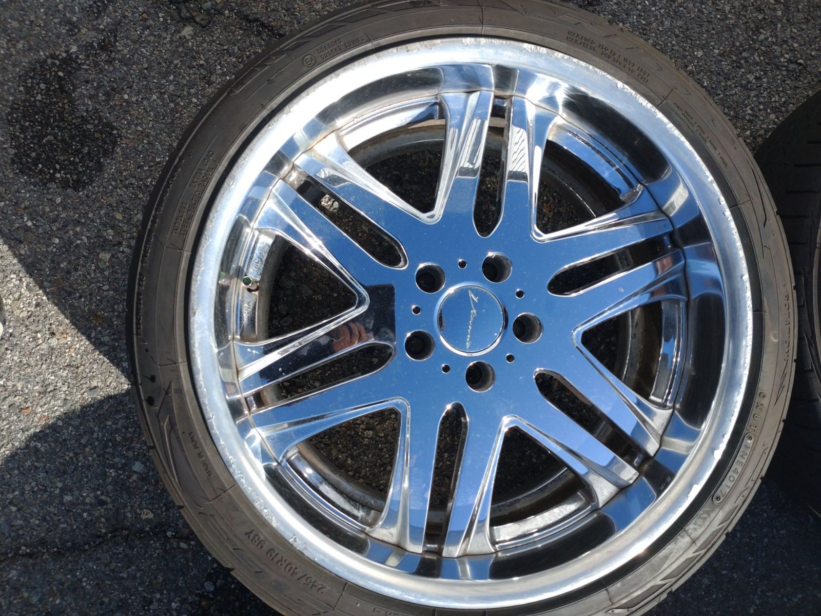 タナベ SSR ビエナノーブル 19インチ 9.0J 35 10J 35 PCD114.3-5穴 ＆ 225|45R19 245|40R19 4本