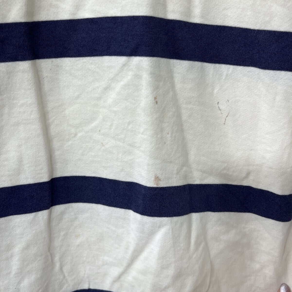 Polo Ralph Lauren ラガーシャツ L ネイビー/ホワイト　裏起毛 POLO RALPH LAUREN ポロ ラルフローレン ラガーシャツ メンズ