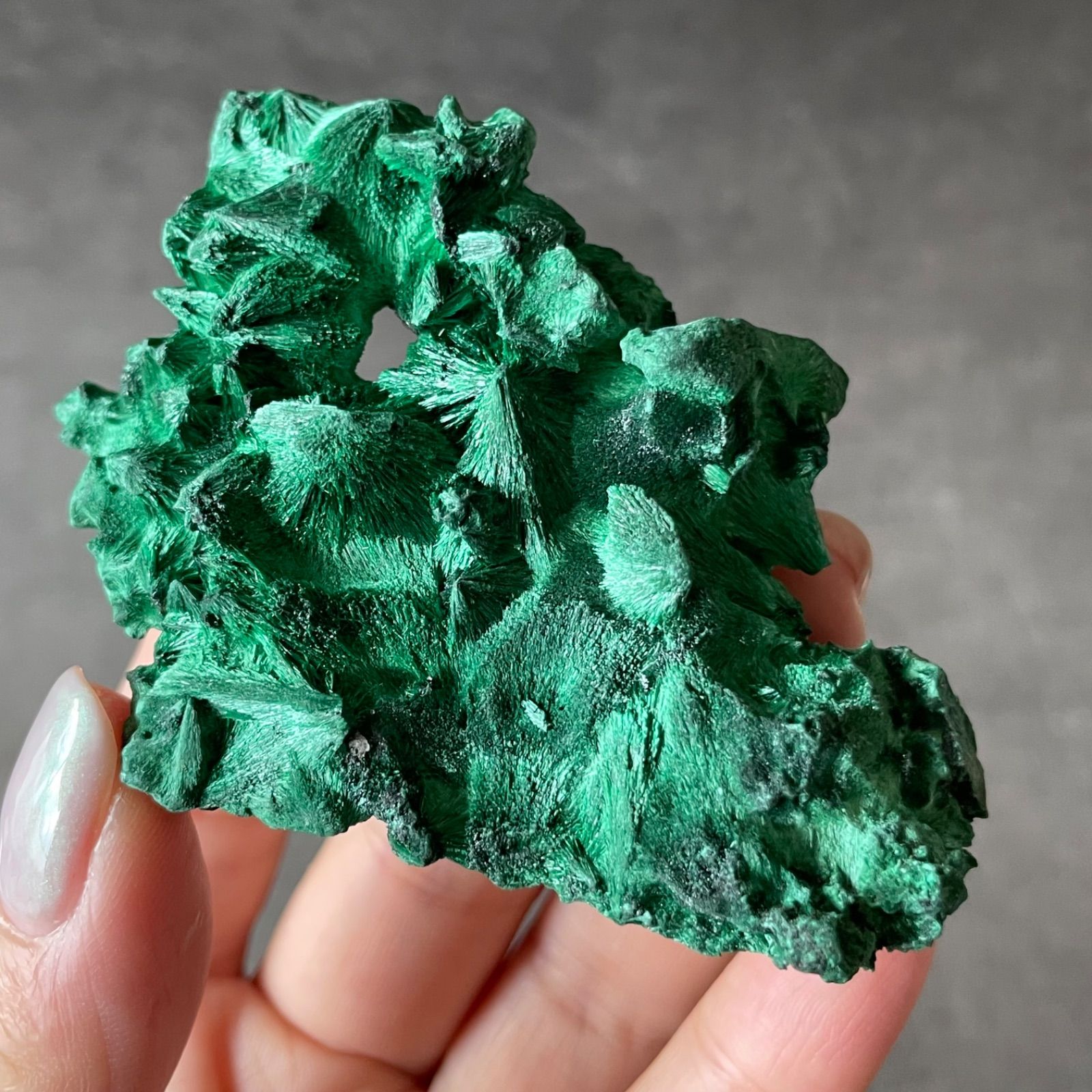 クリソコラ 水晶ドゥルージー マラカイト 35 共生 鉱物 標本 原石