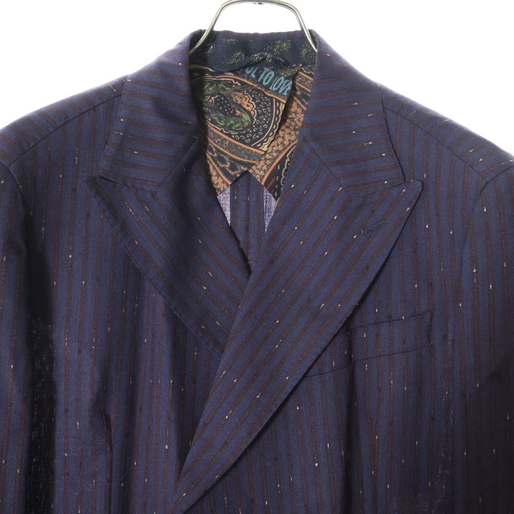 ETRO (エトロ) 19SS セットアップスーツ ストライプ総柄 ウール